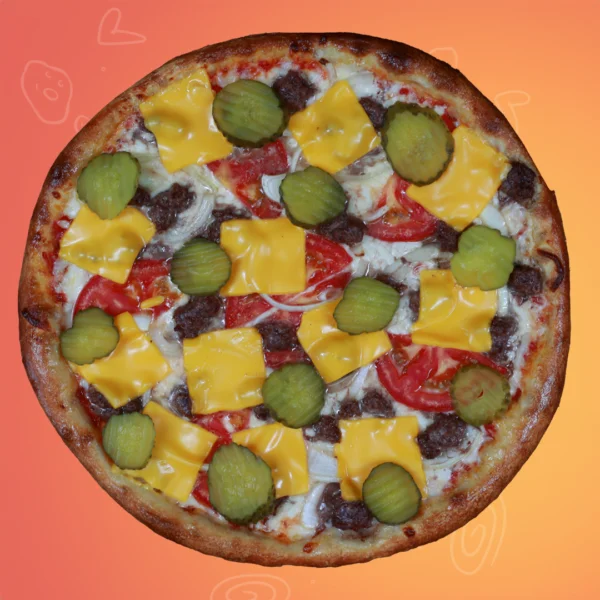 Cheese Burger Pizza