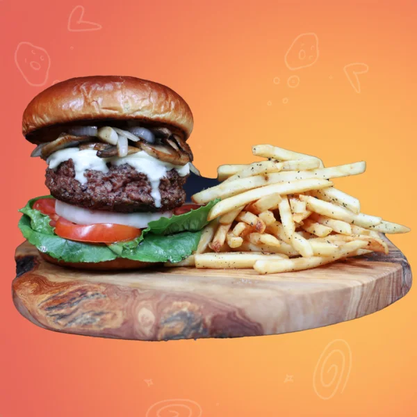 Swiss Mushroom Burger