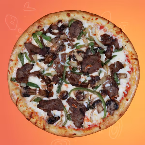 Philly Cheese Steak Pizza